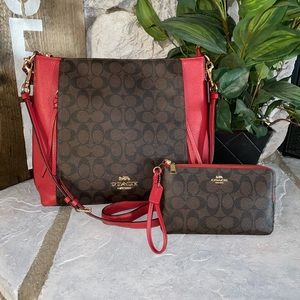 Coach Crossbody, Wallet Set